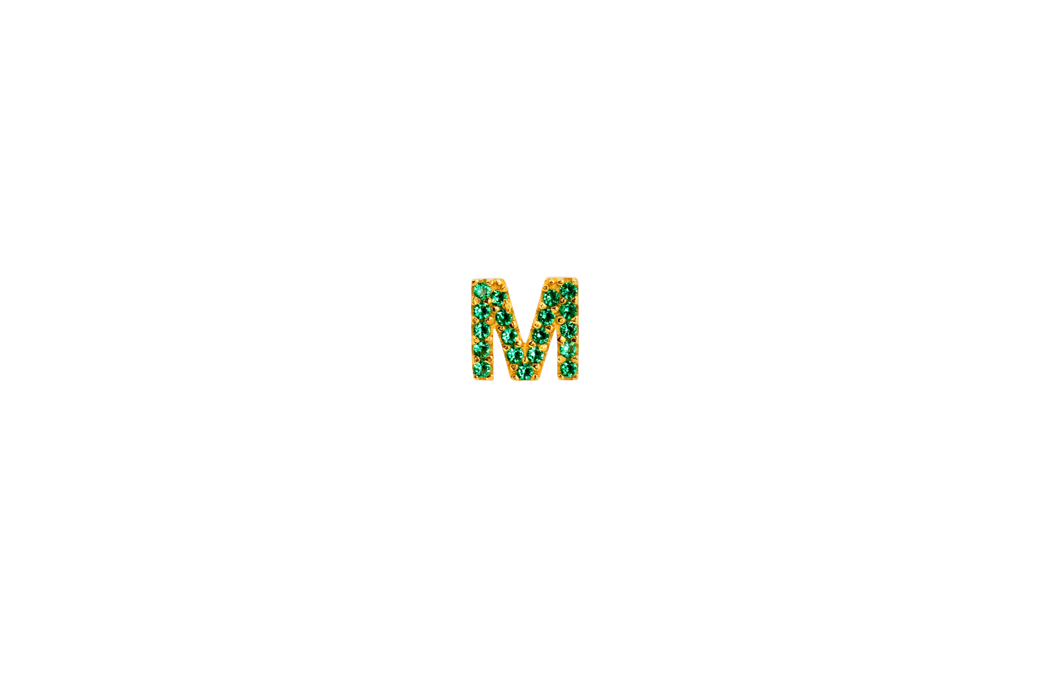 Ix M Green Earring