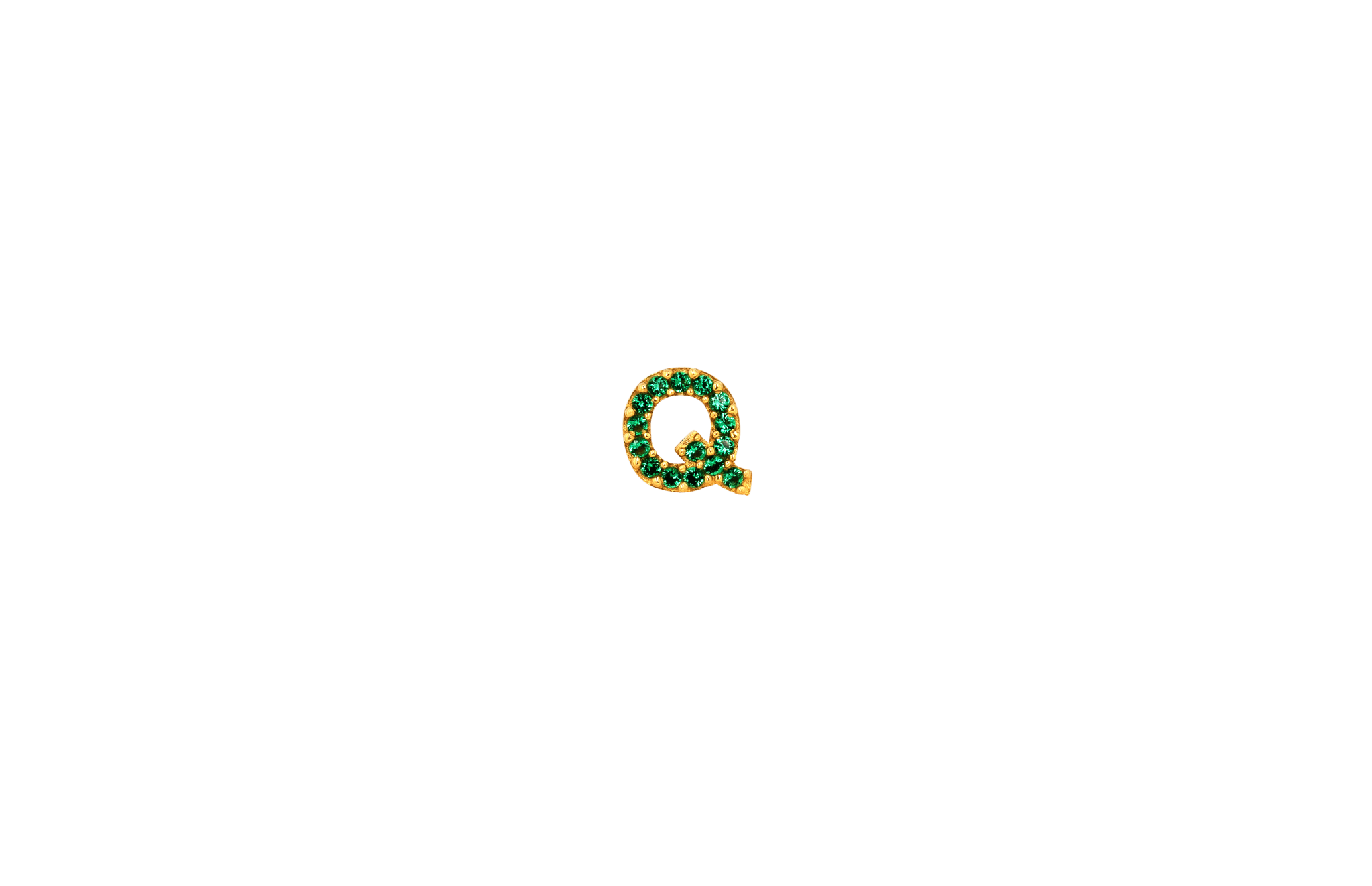 Ix Q Green Earring