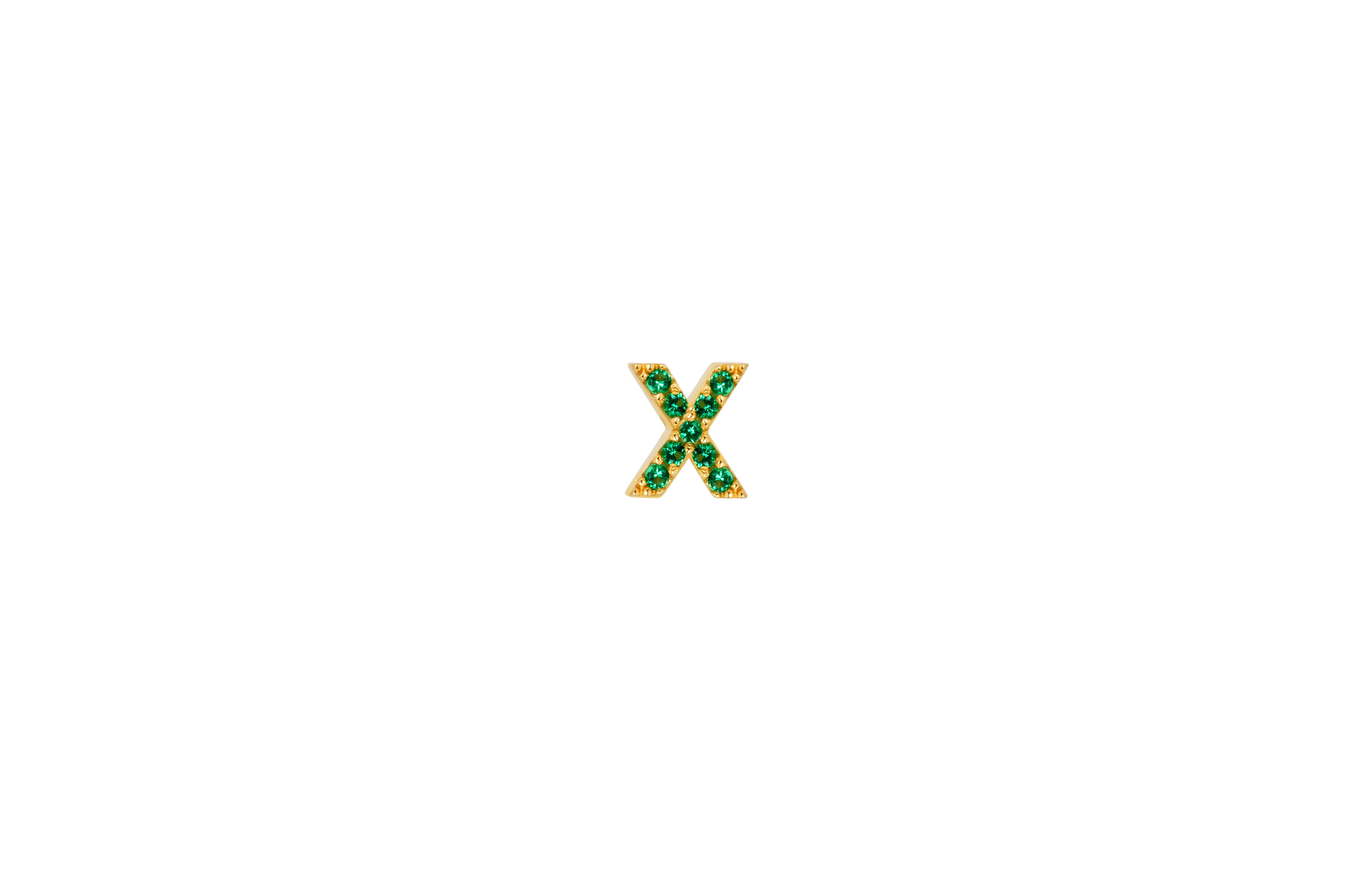 Ix X Green Earring