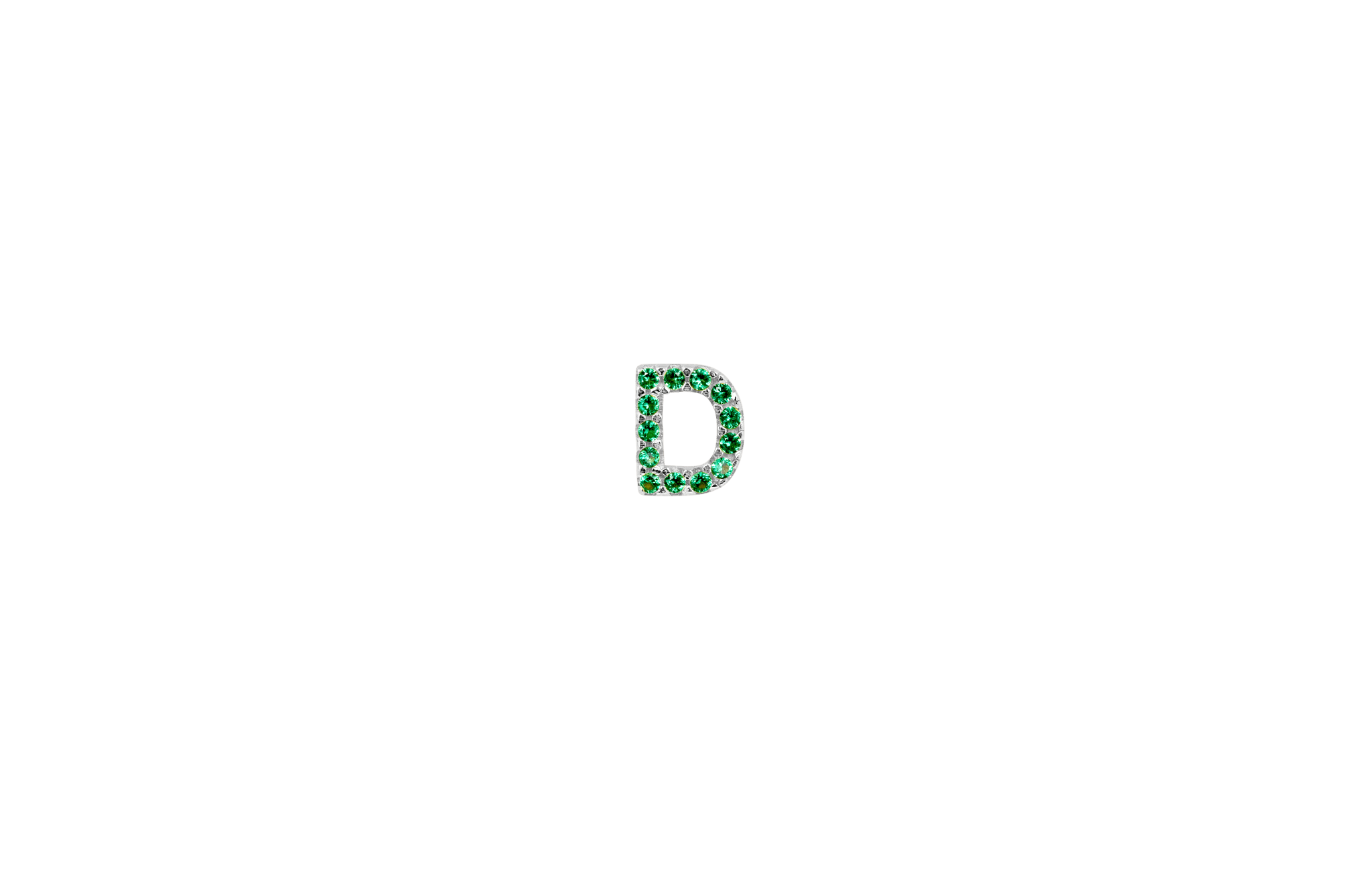 Ix D Green Earring Silver