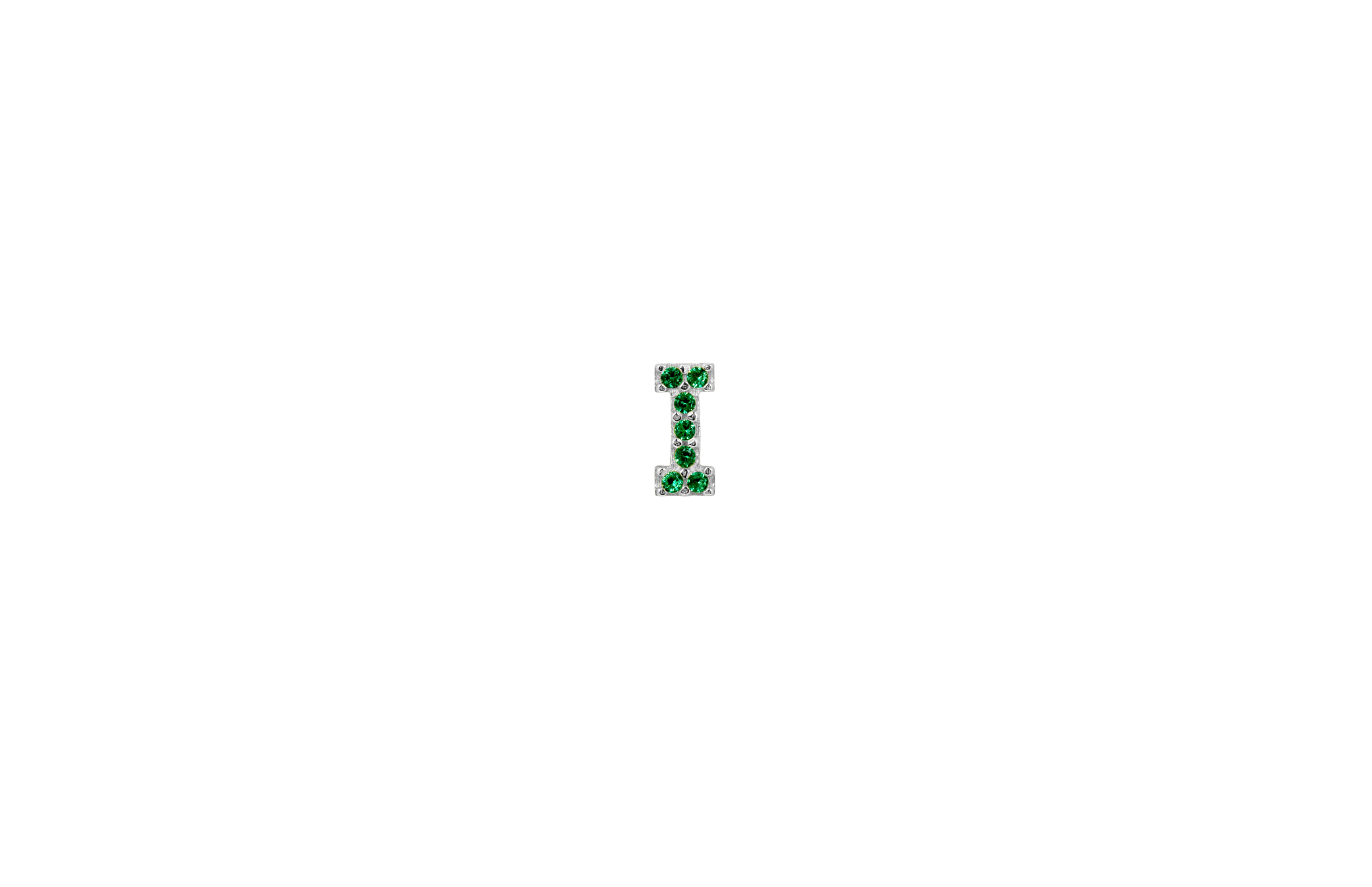 Ix I Green Earring Silver