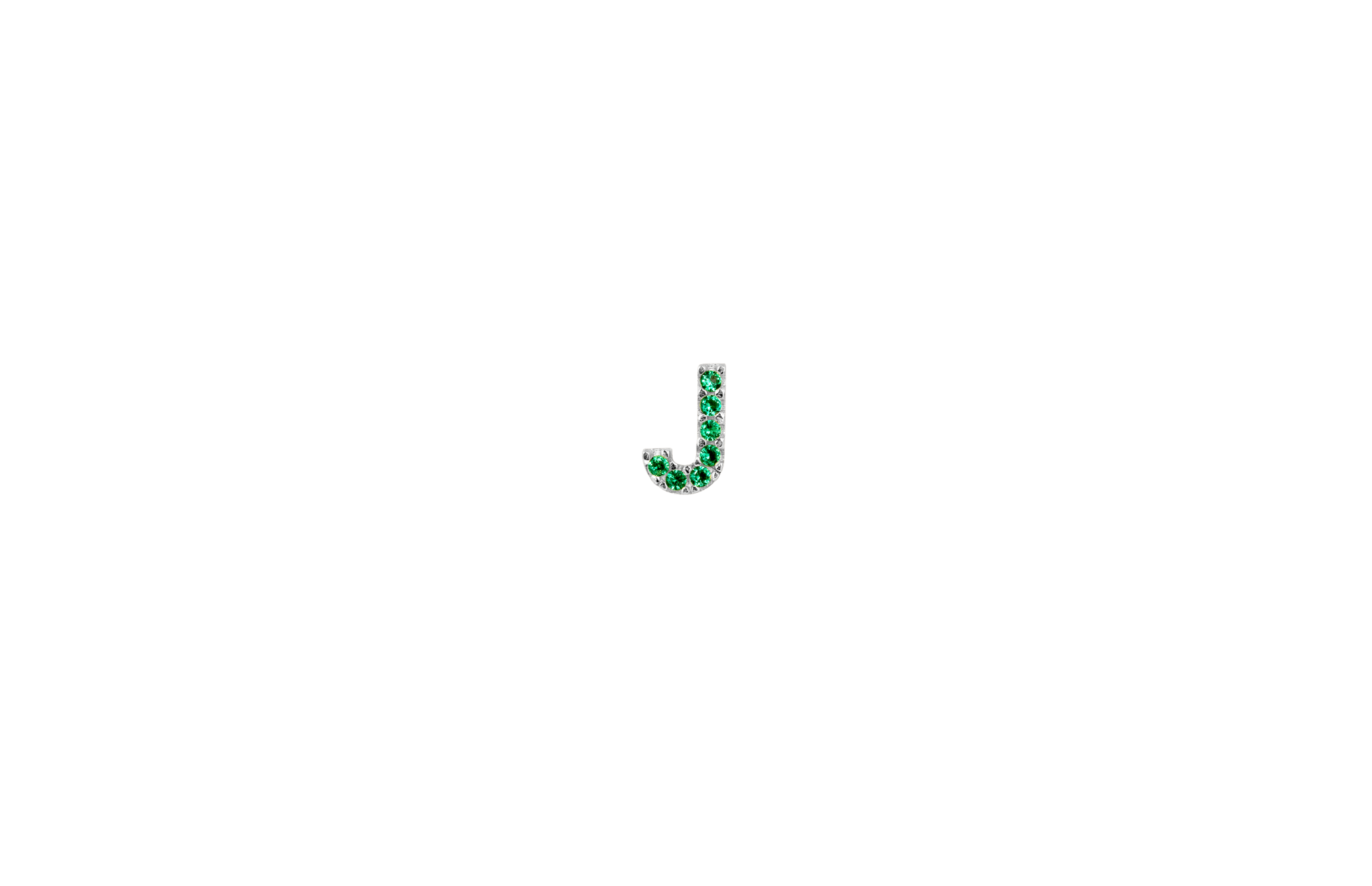 Ix J Green Earring Silver