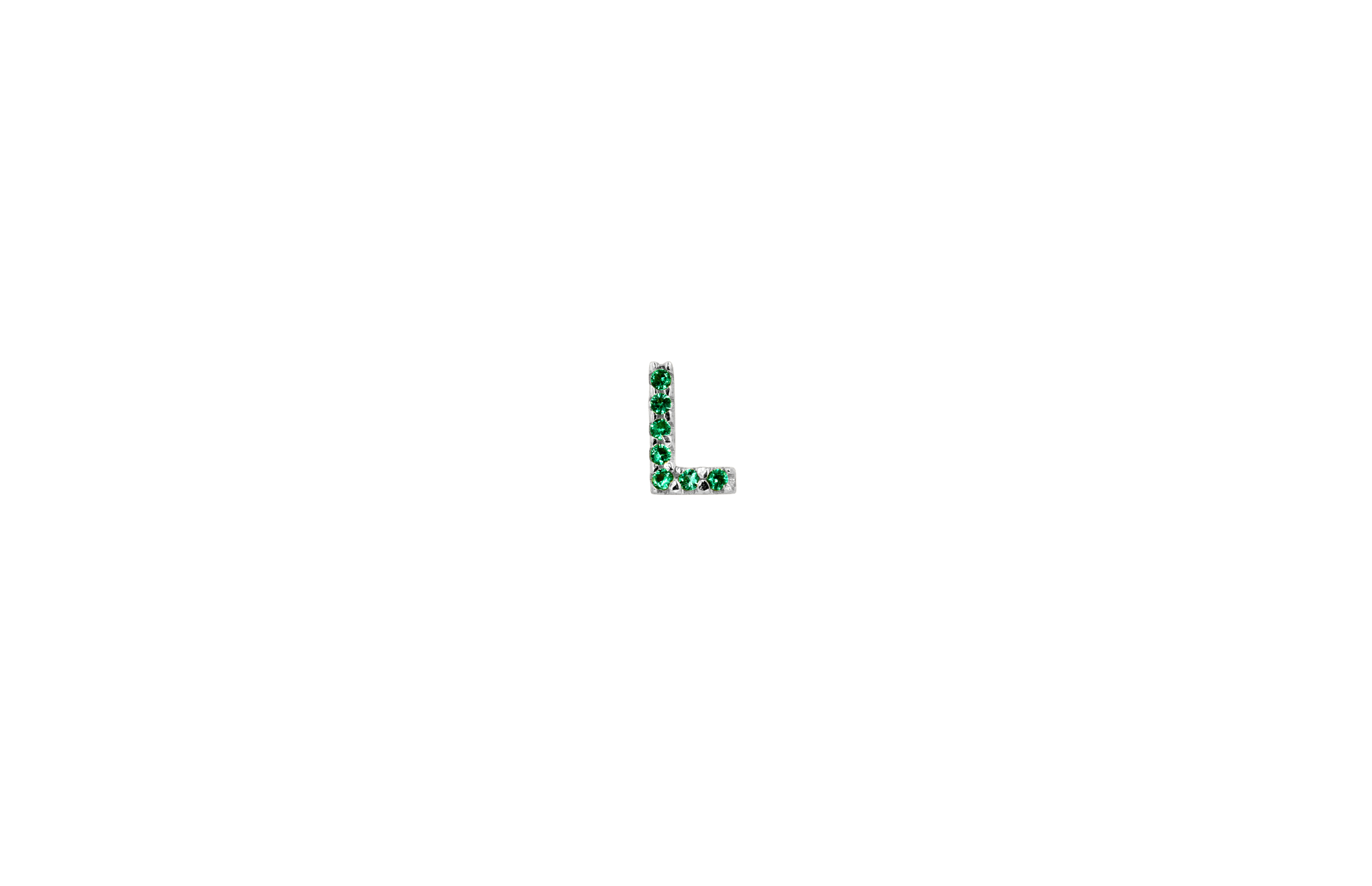 Ix L Green Earring Silver
