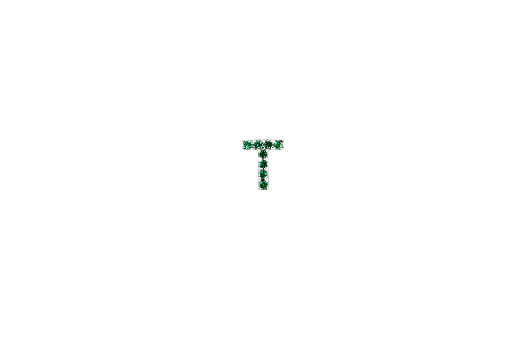 Ix T Green Earring Silver