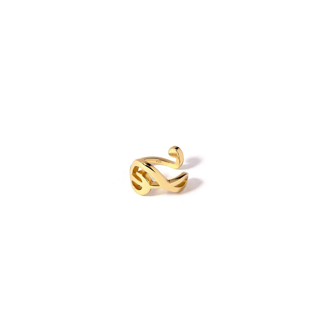 Cuff ørering - Inkey - 18 Karat Forgyldt Sølv på tilbud!