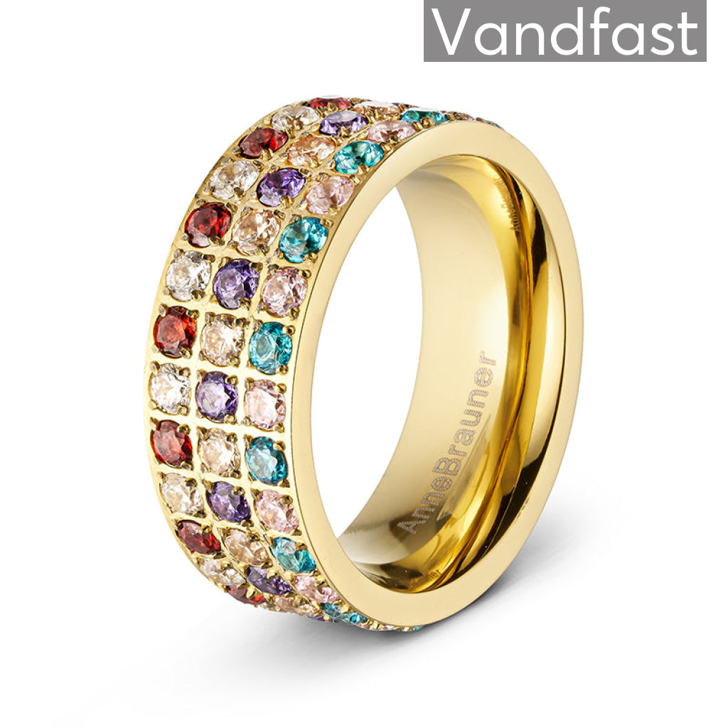 Annebrauner Alliance Multicolor Ring i 18k Guld - Udsalg!