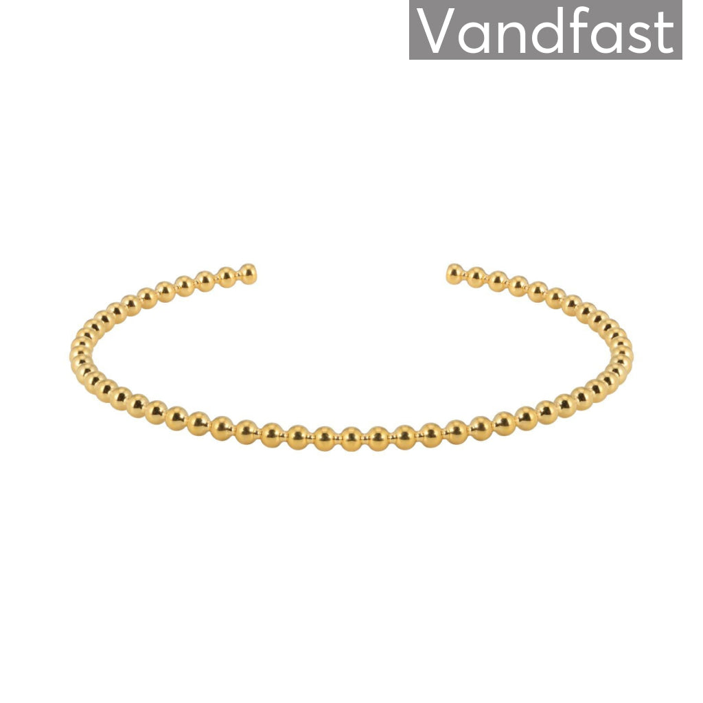 Annebrauner Bangle Ball Armbånd - 18k Guldbelagt Smykke