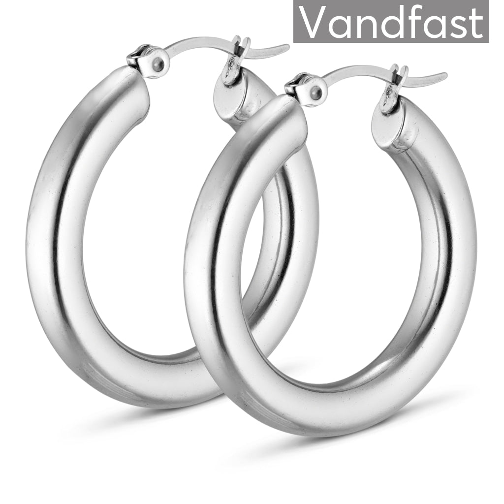 Annebrauner Classic Hoop øreringe i eksklusiv smykkeæske