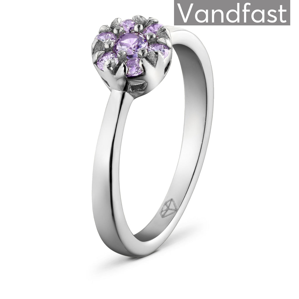 Annebrauner Flower Violet Ring – Elegant smykke til dig