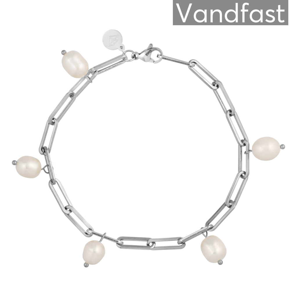 Annebrauner Link Pearl Armbånd i eksklusiv æske