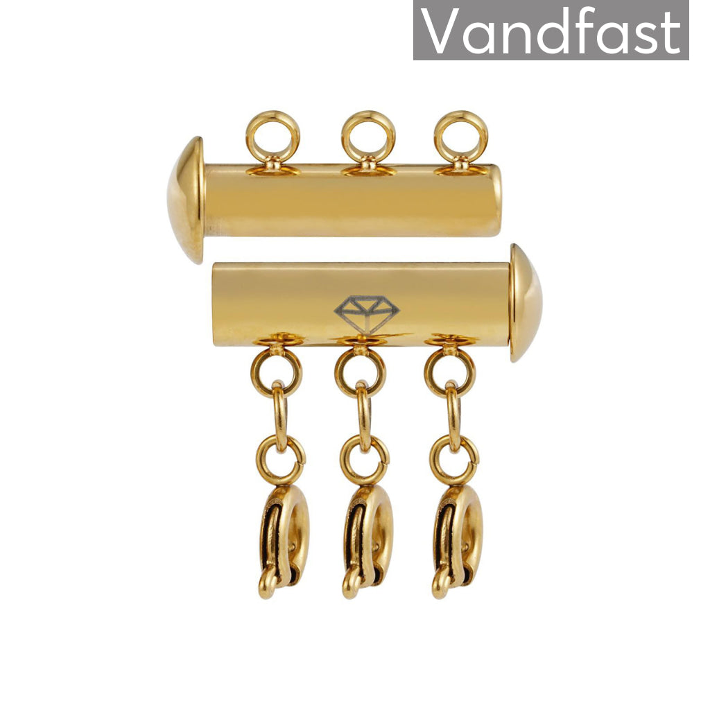 Annebrauner Magnetisk 3 Krog Smykke Holder - 18k Guld