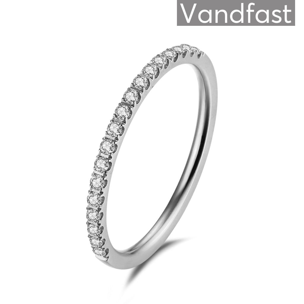 Annebrauner Side Ring - Eksklusiv med CZ Zirkoniaer