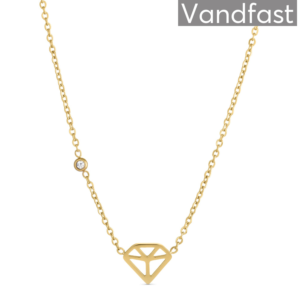 Annebrauner 18k Guldbelagt Halskæde i Eksklusiv Æske