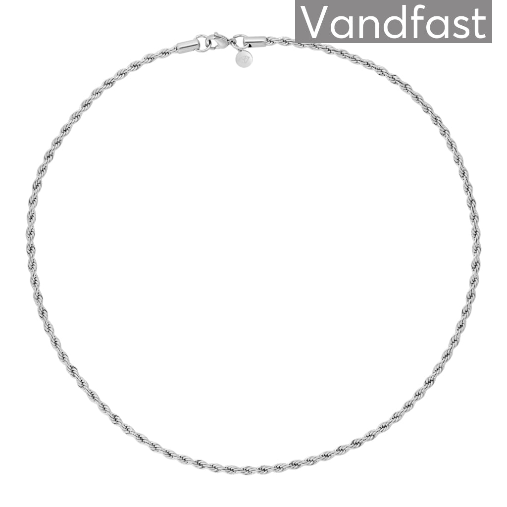 Eksklusiv Annebrauner Swirl 38 Mm Halskæde i Smykkeæske