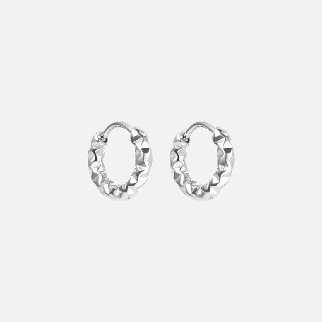 Astra Hoops øreringe Sølvfarvet 12mm