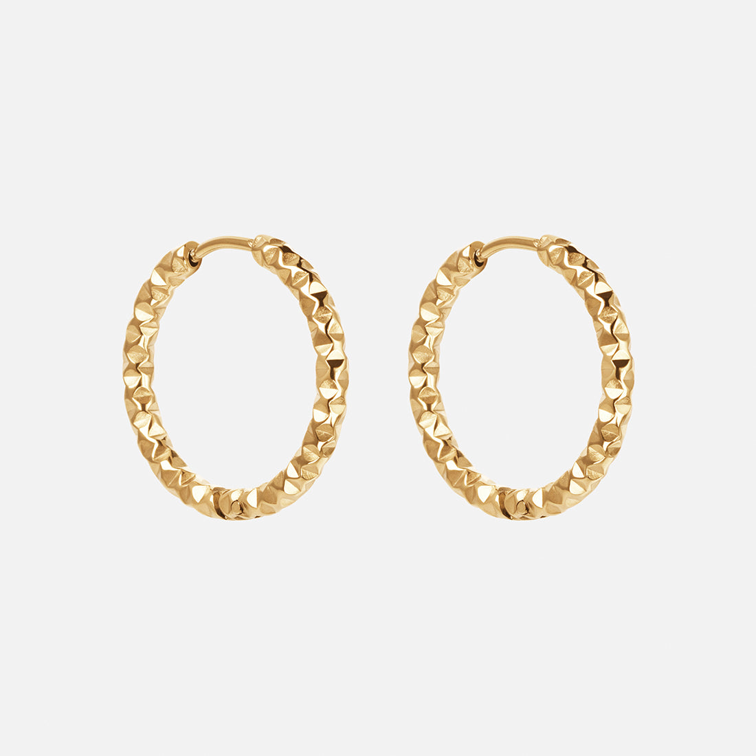 Astra Hoops øreringe 18k Guldbelagt 22mm