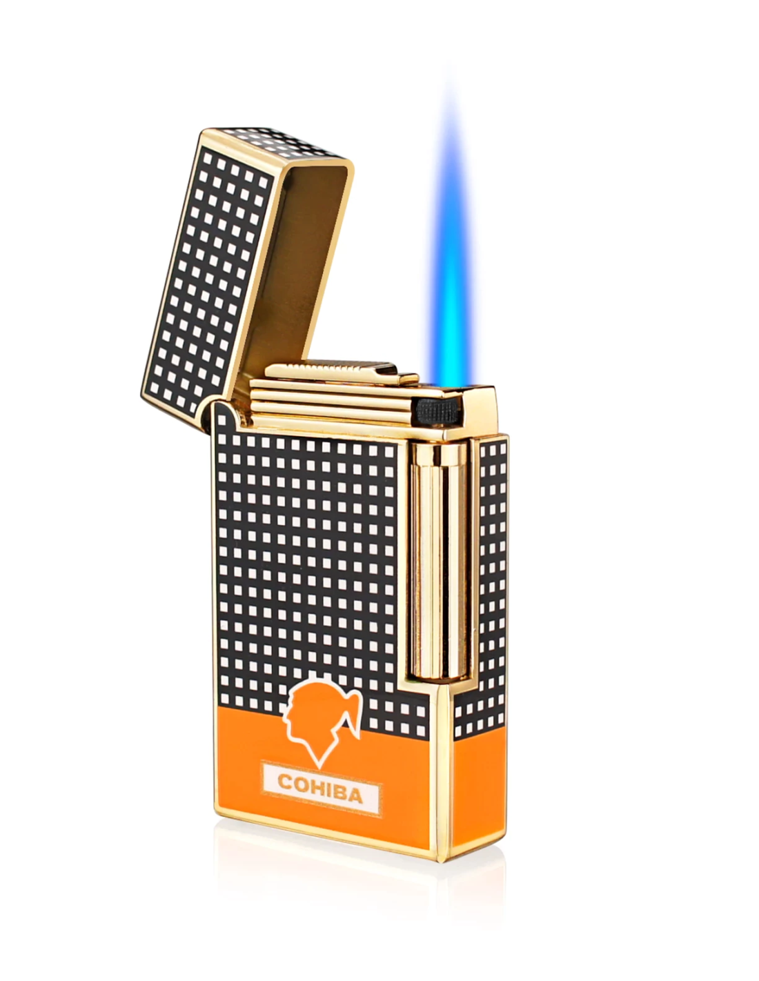 Derui Jet Flint Lighter med Cigar Punch - Kvalitet og Design