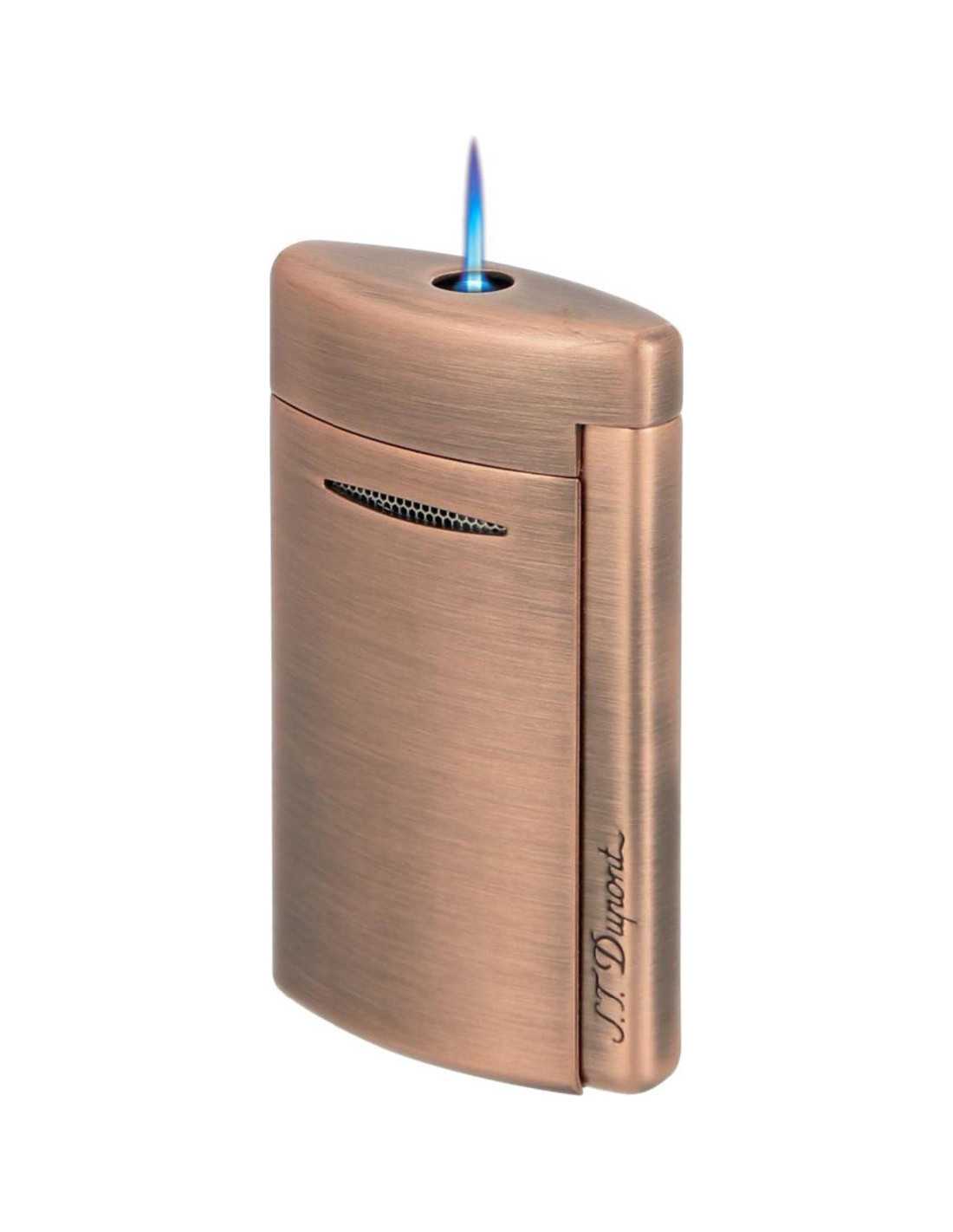 S.T. Dupont Minijet 3 Børstet Kobber - Kvalitets Lighter