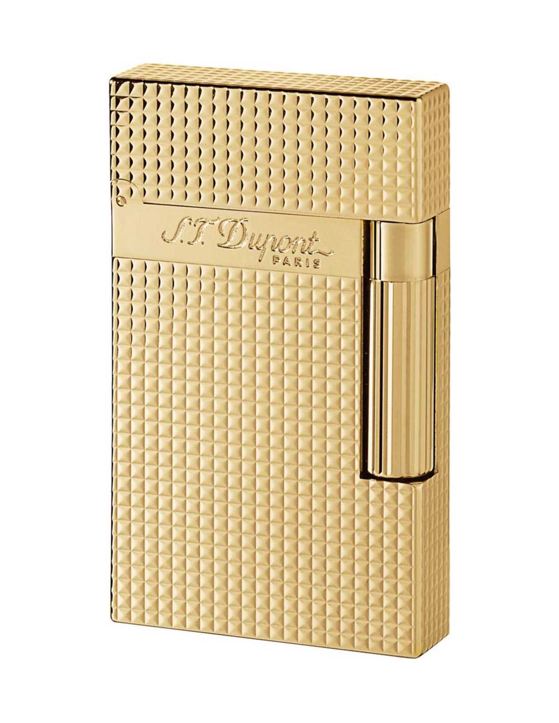 S.T. Dupont Ligne 2 Guldbelagt Lighter - Eksklusiv!