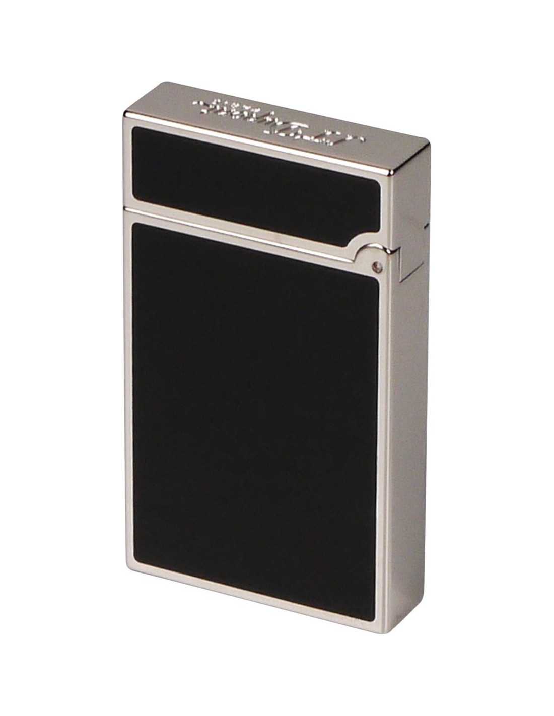 S.T. Dupont Ligne 2 Slim Lighter - Sort Lakeret 017080