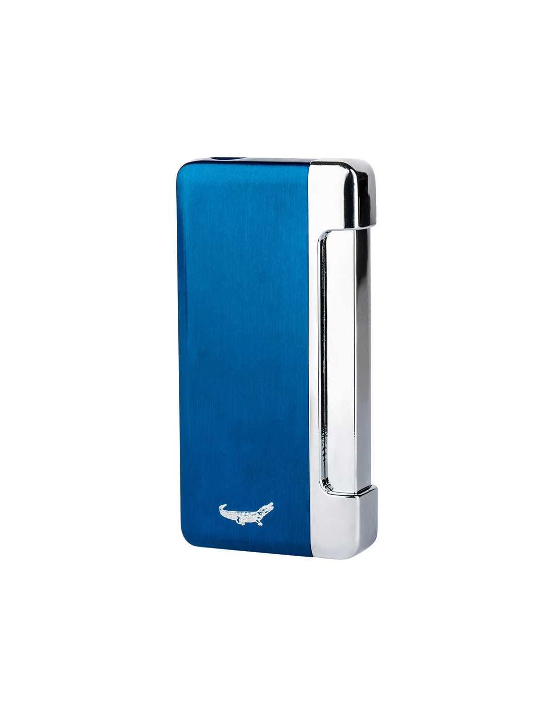 Formel Krokodille Jet Lighter - Blå Med Jet Flamme