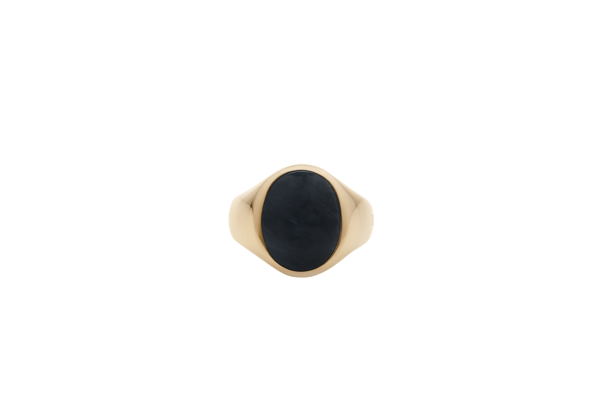 Ix Oval Signet Ring Hawks Eye