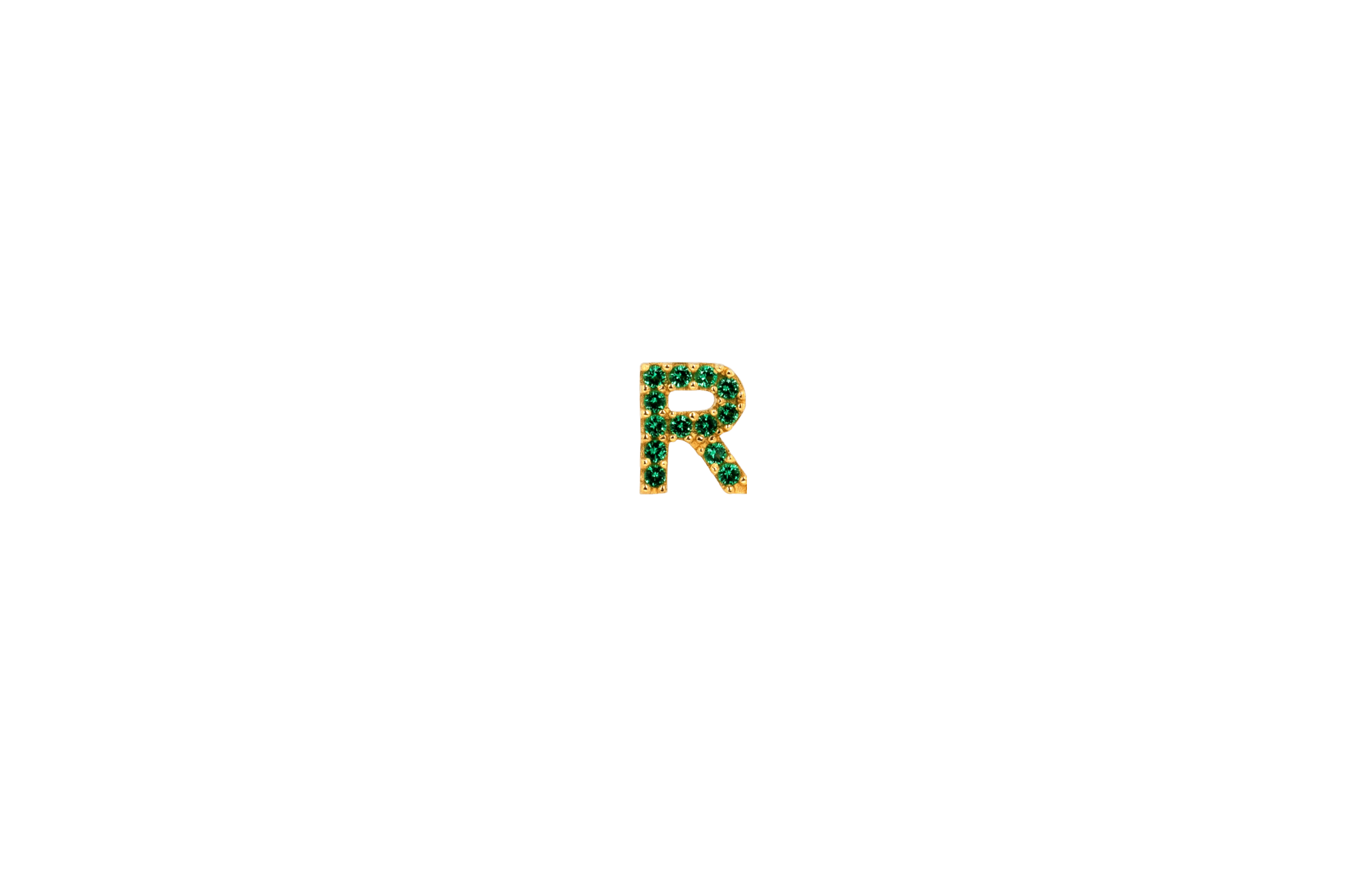 Ix R  Green Earring