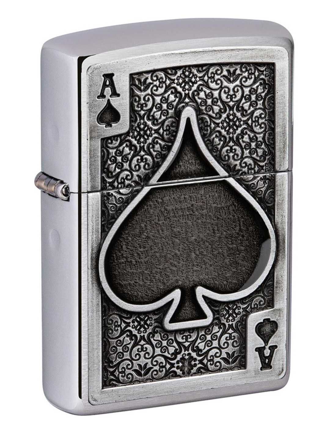 Zippo Lighter "Ace Of Spades" i Limited Edition med æske