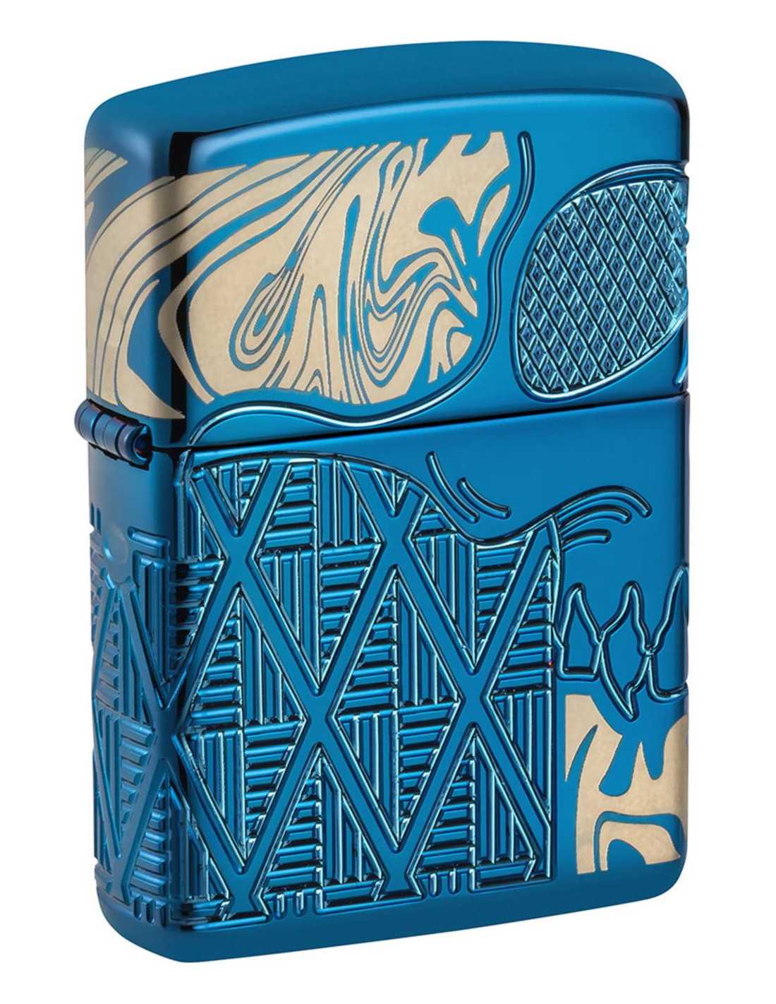 Zippo Lighter "Skulls Multicut" med opbevaringsæske