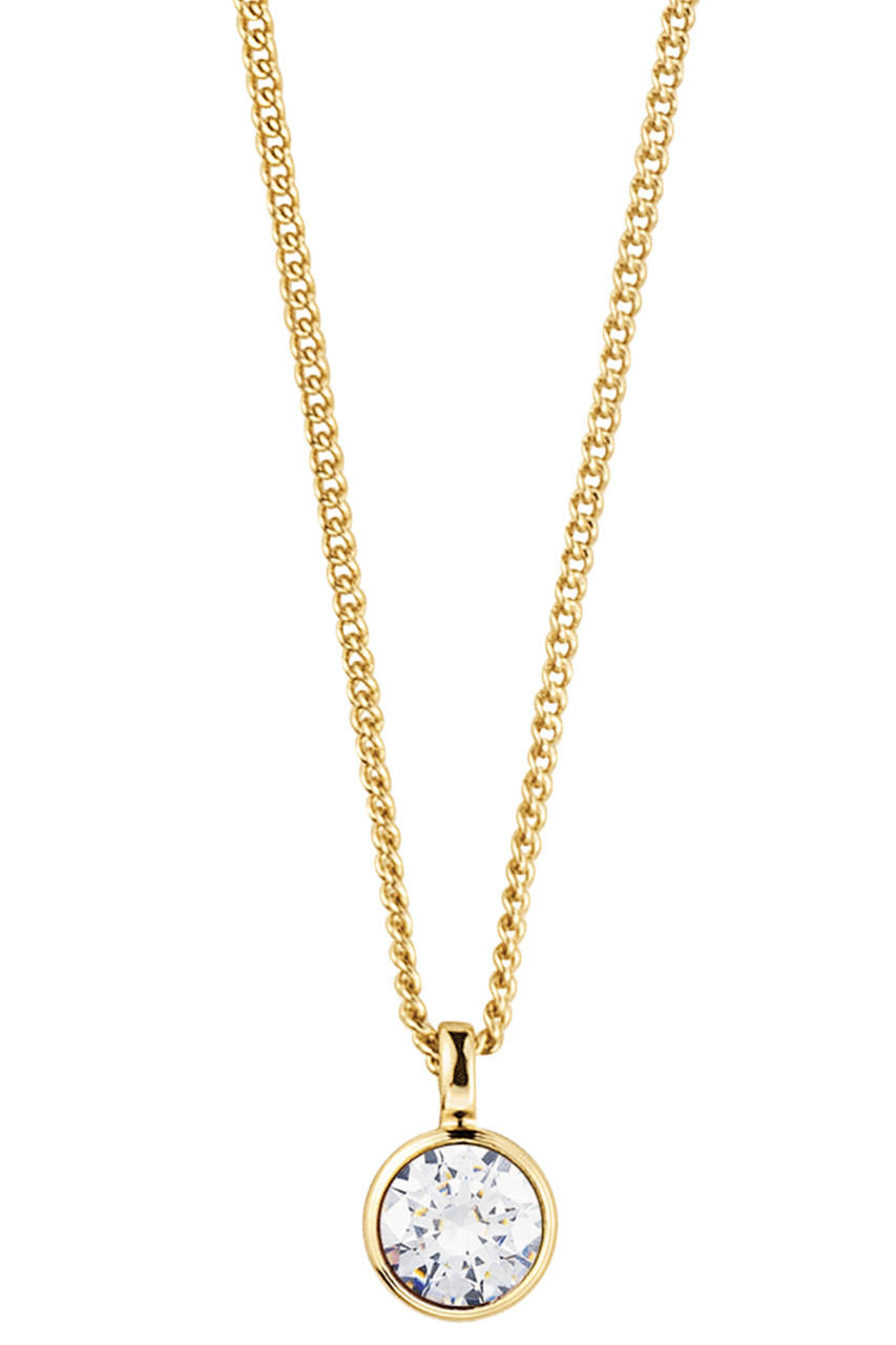 Dyrberg/Kern Ette Halskæde med Swarovski Krystal i Guld