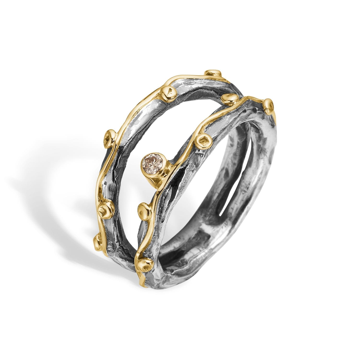 Zeus Dubeca Polished Sølvring – Elegance i 925 Sterling Sølv