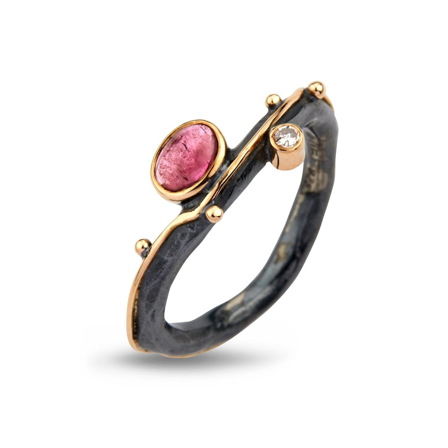 Ring Louise med Rød Turmalin – Elegance til Black Friday