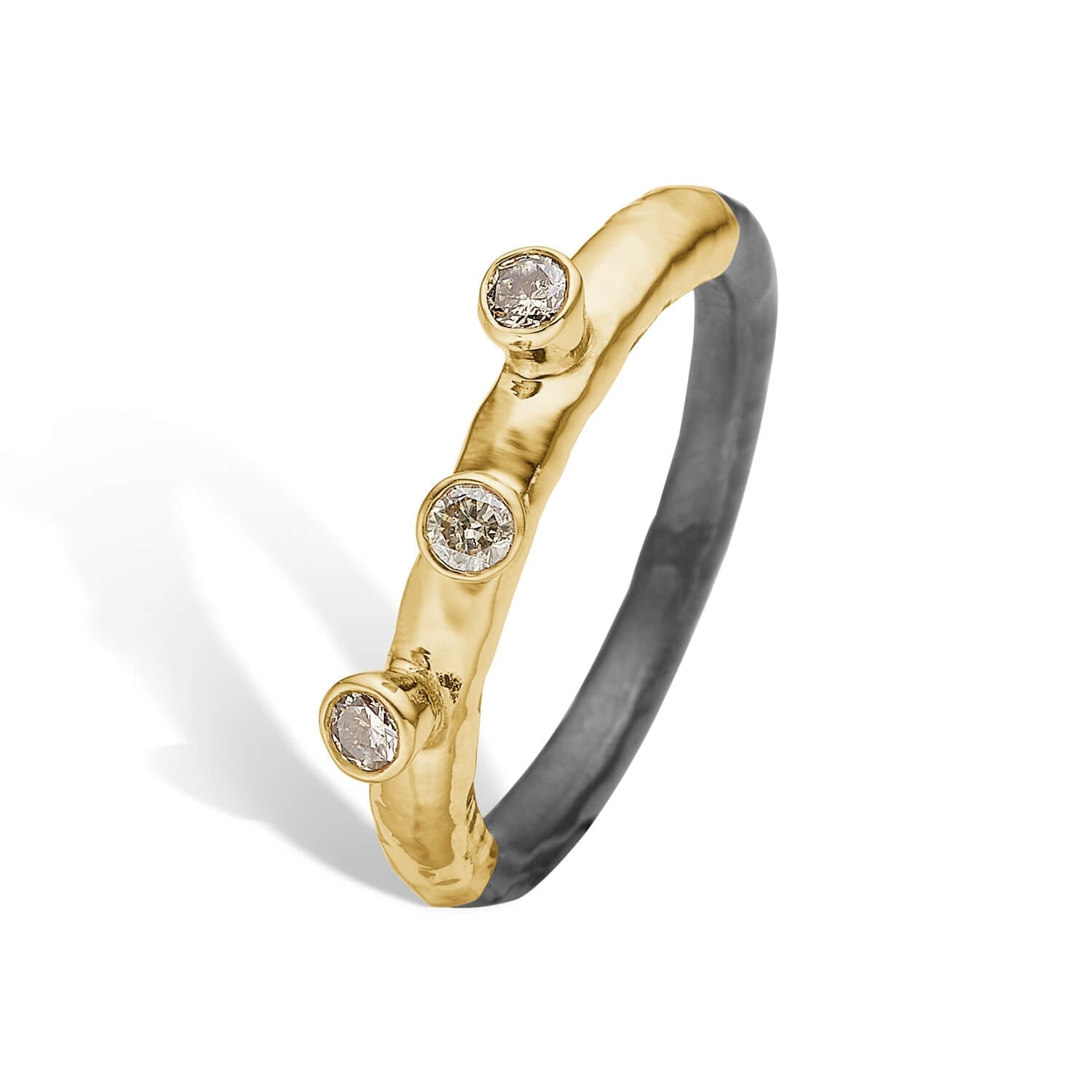 Ring Sarah-3 med 3 brillanter - Fantastisk tilbud!