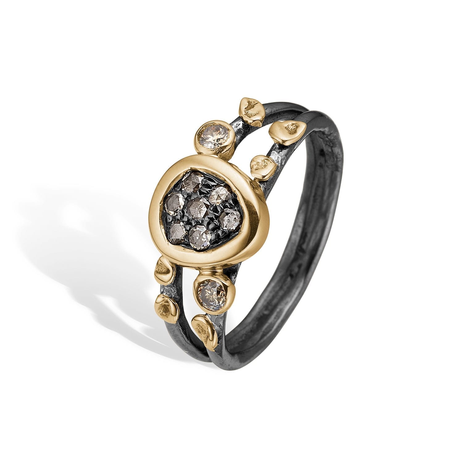 Ring Lex - Diamantring med rosen- og brillantklip