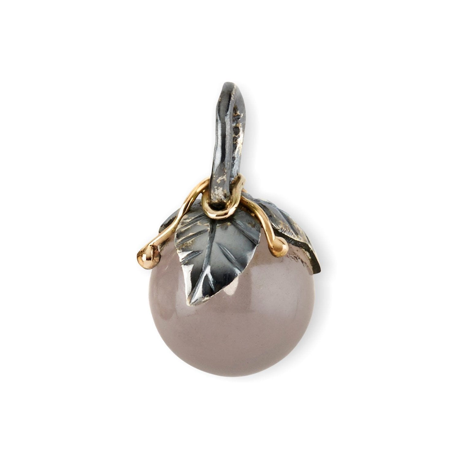 Urban Leaf Drop Rose Quartz Vedhæng S