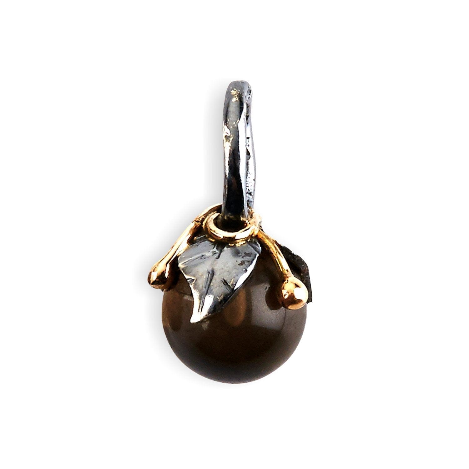 Urban Leaf Drop Smoky Quartz Vedhæng L