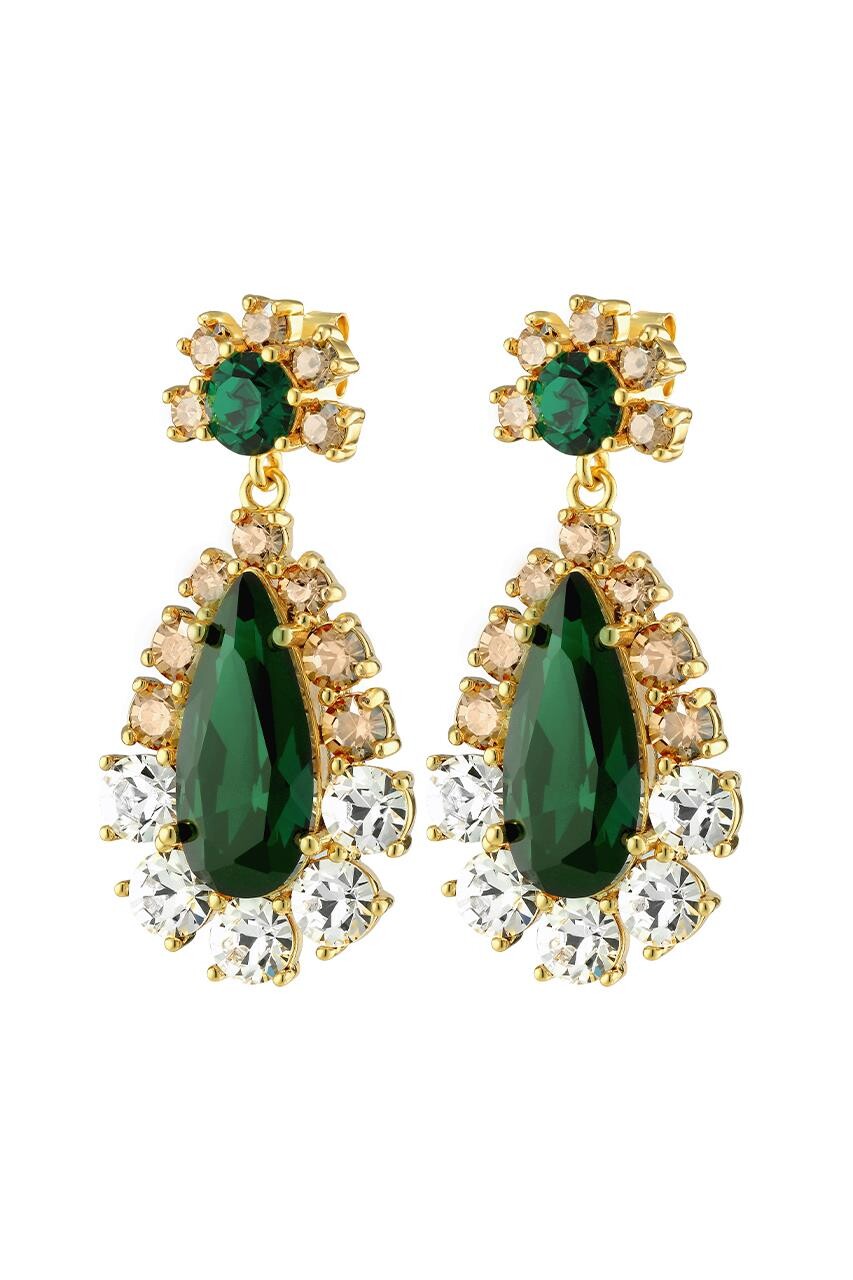 Dyrberg/Kern Lucia Ørering i Guld – Fantastisk Design!