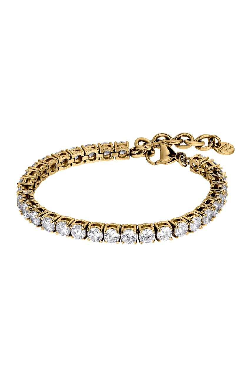 Dyrberg/Kern Cobra Armbånd i Guld med Diamantlook