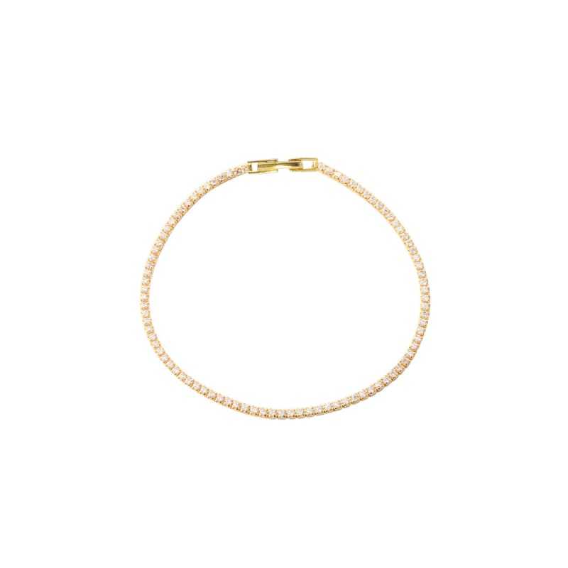 Tennisarmbånd 17 cm med CZ-stene fra Aqua Dulce