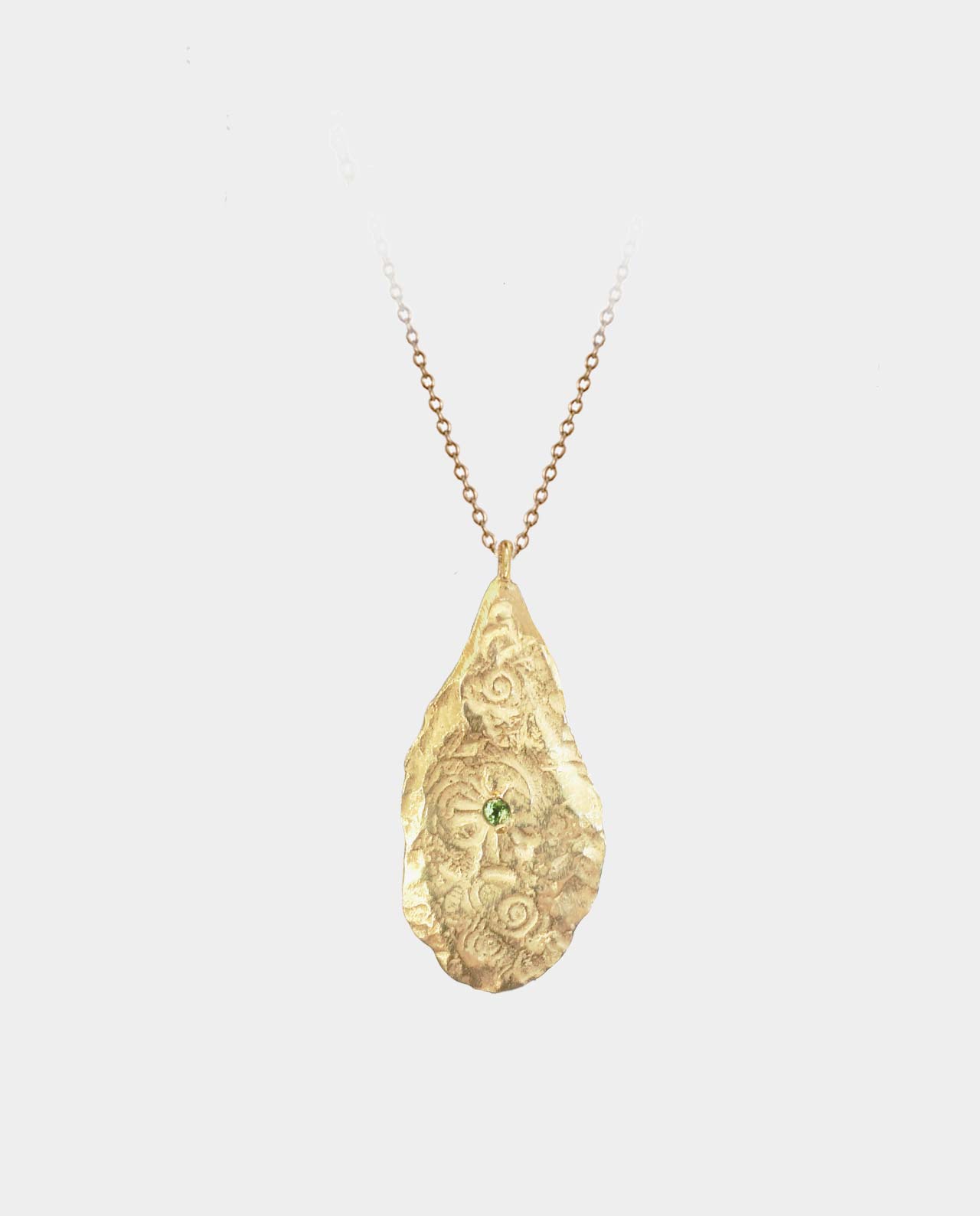 Ulrika Eleonora - Peridot Smykkeboks med Ornamenter