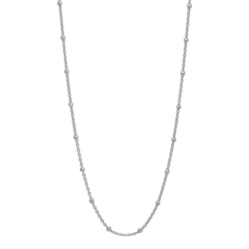 Dot Necklace  Silver