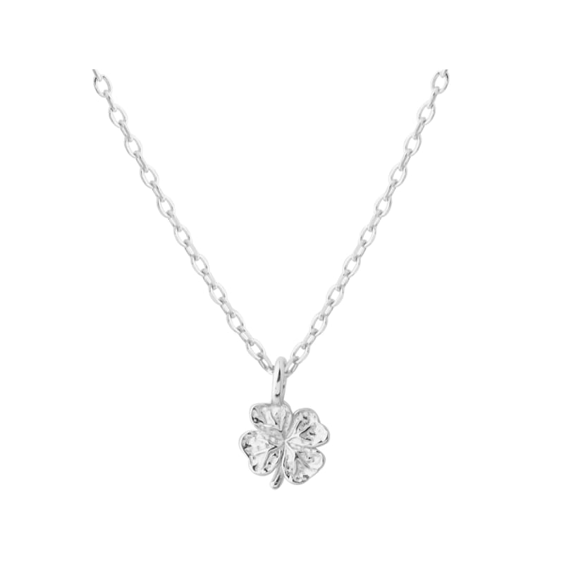Clover Necklace  Silver