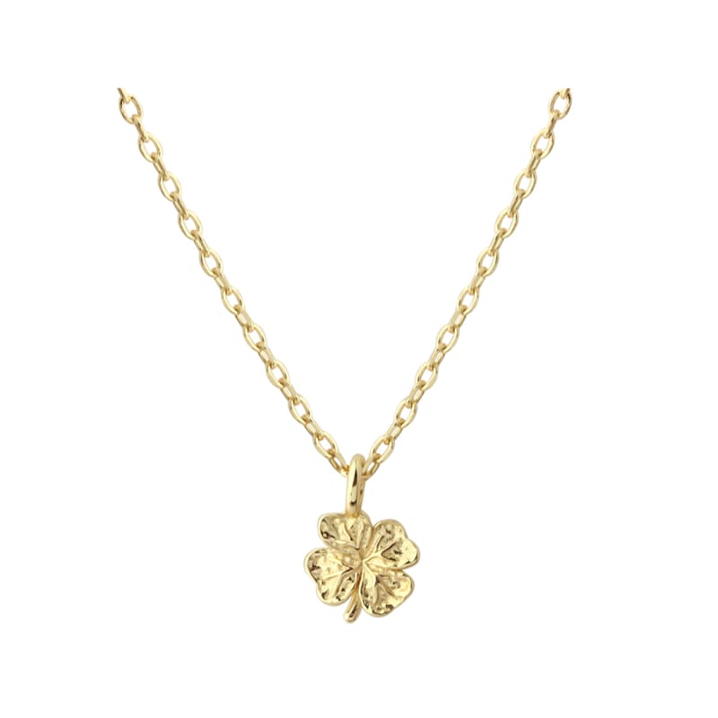 Clover Necklace  Golden
