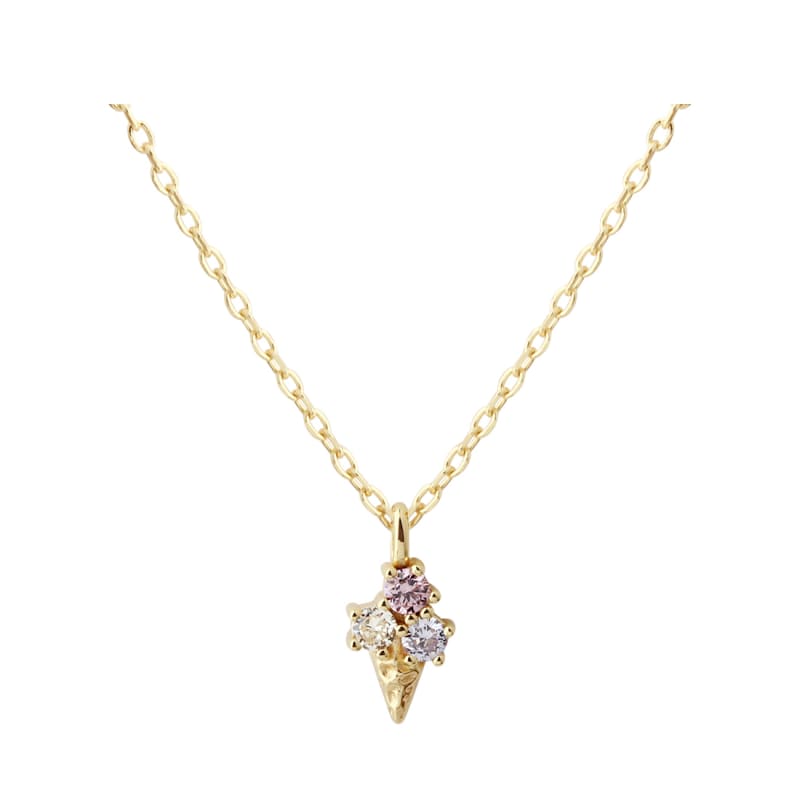 Frozen Necklace  Golden