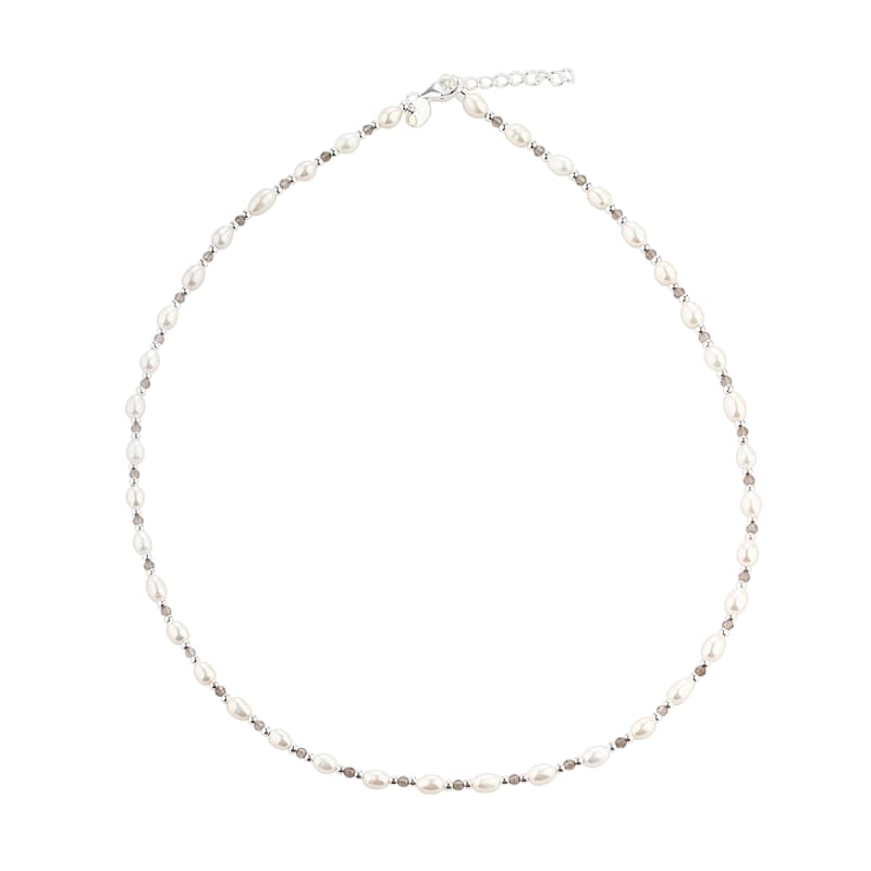 Coast Smokey Necklace  Silver