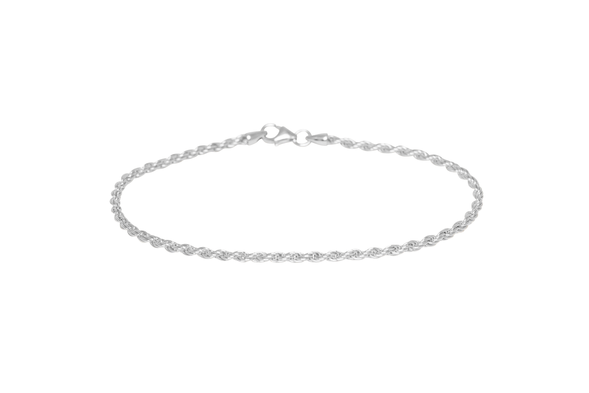 Ix Rope Bracelet Silver