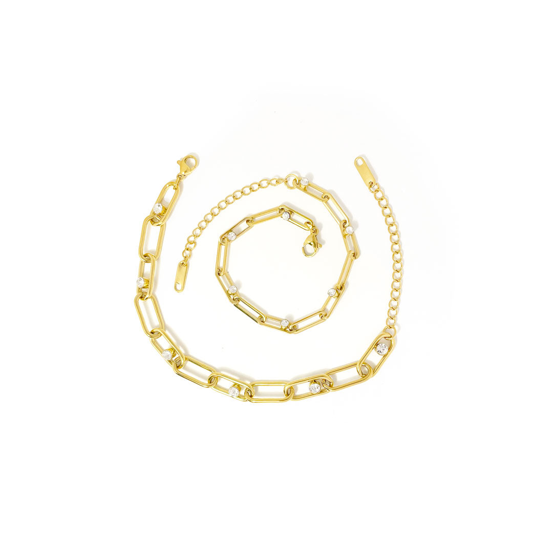 Armbånd - Twinklelinks - 18 K Forgyldt - 2 Pakke