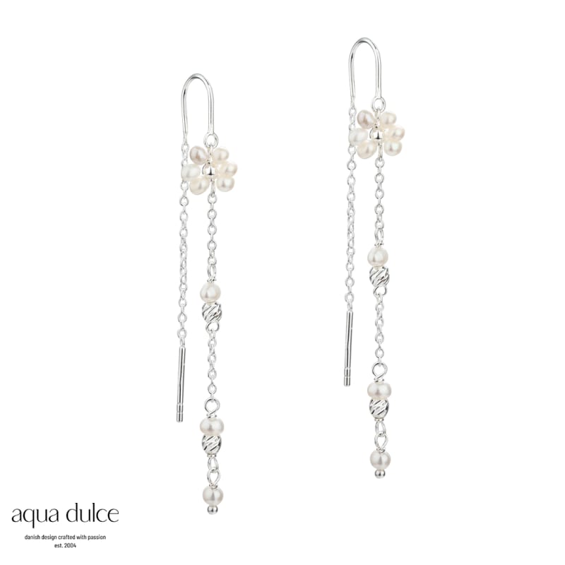 Daisy Pearl Earthread Silver