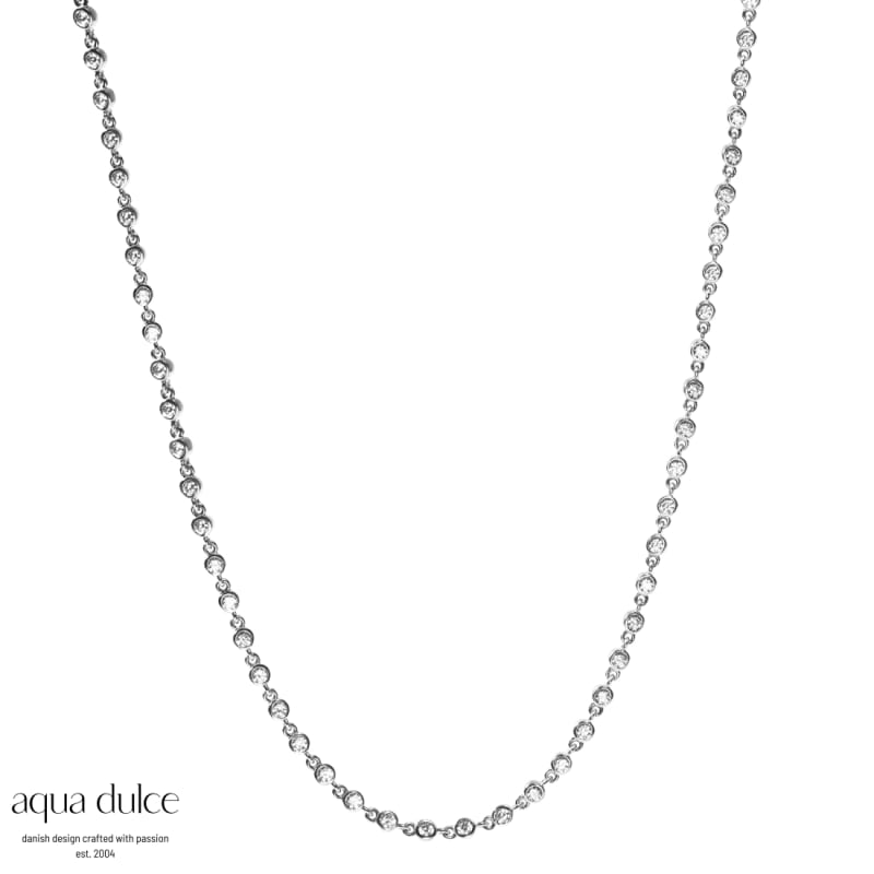 Darling Denise Necklace  Silver