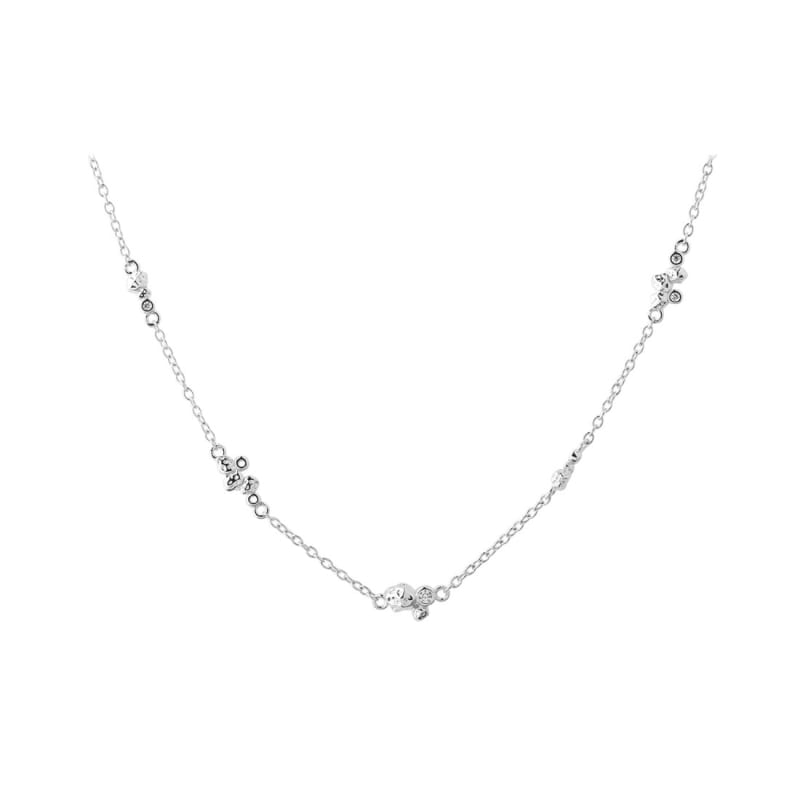 Darling Rock Necklace  Silver